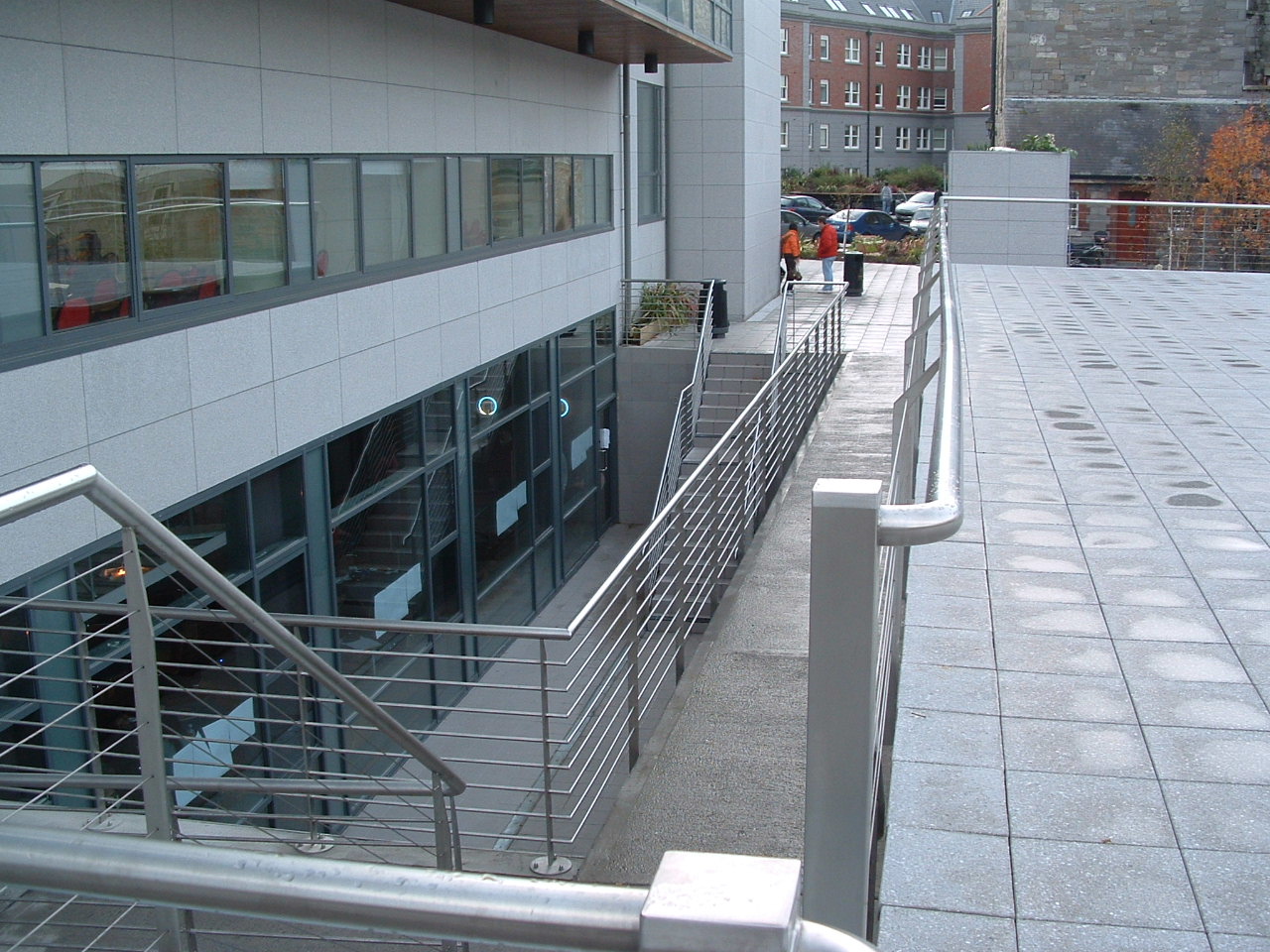 Stainless Steel Handrail - Top View