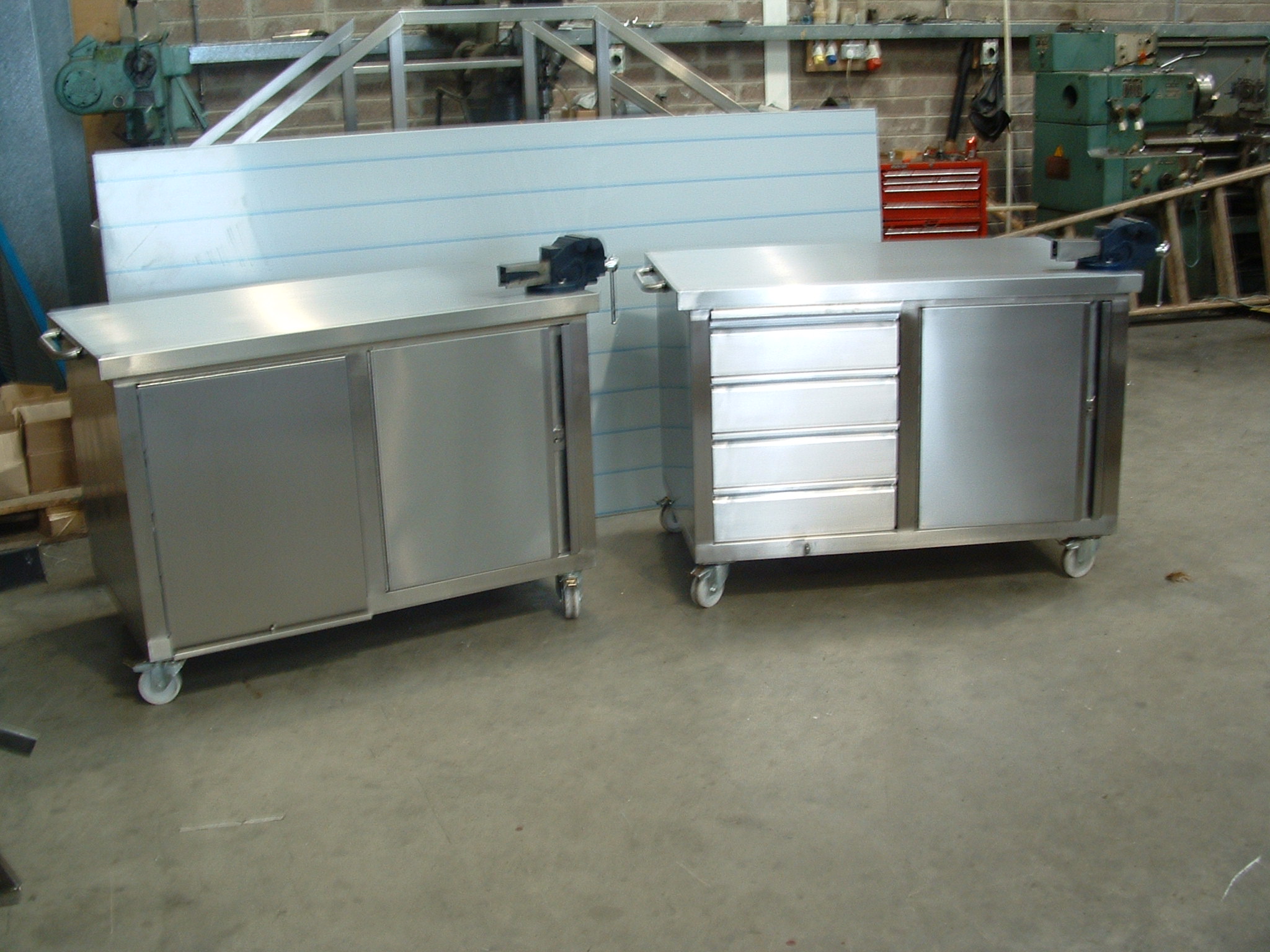 Stainless Steel Hopper - Detail View