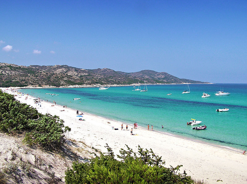 Plage de Saleccia (désert des Agriates) — accessible uniquement par la mer