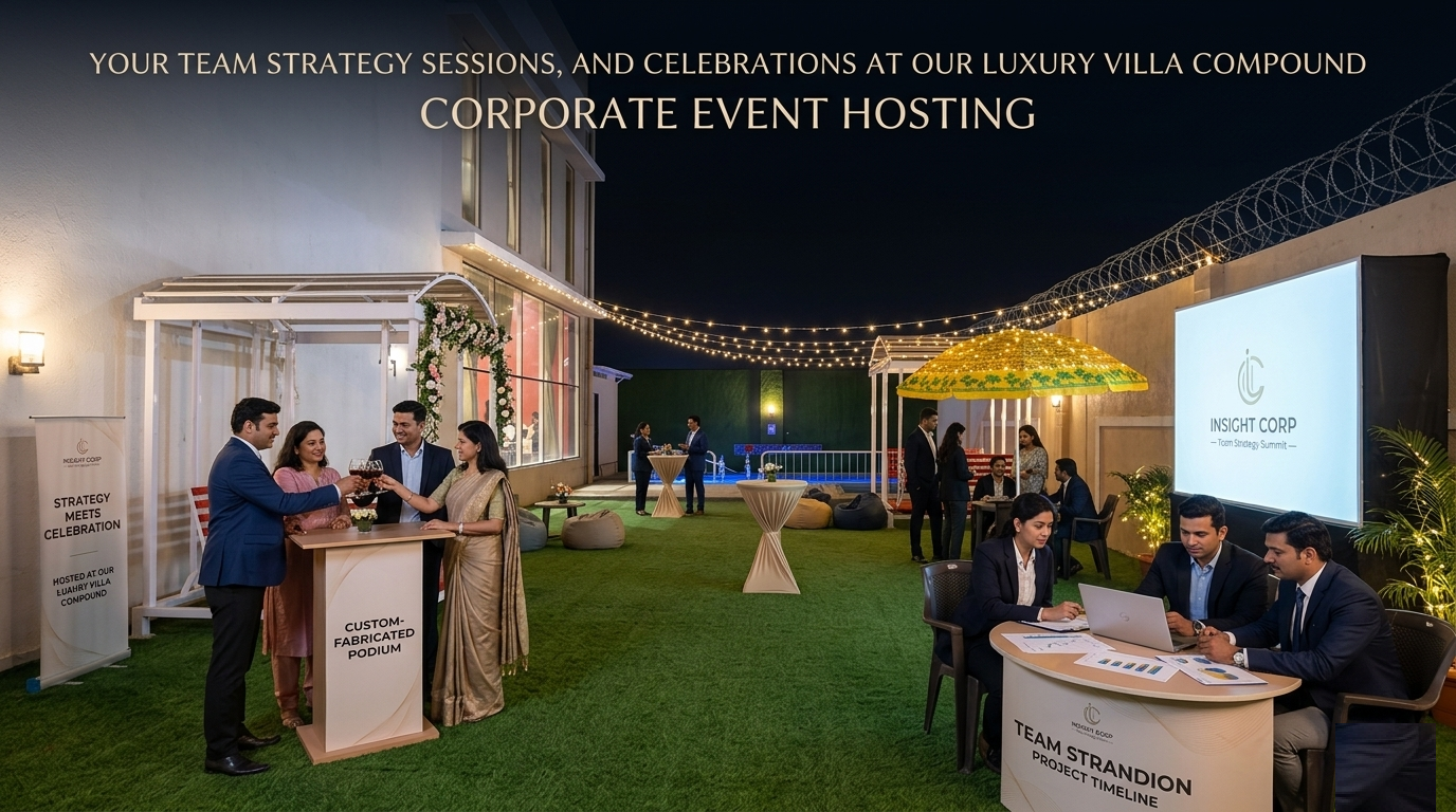 Corporate event hosting at Royal Garden Villas
