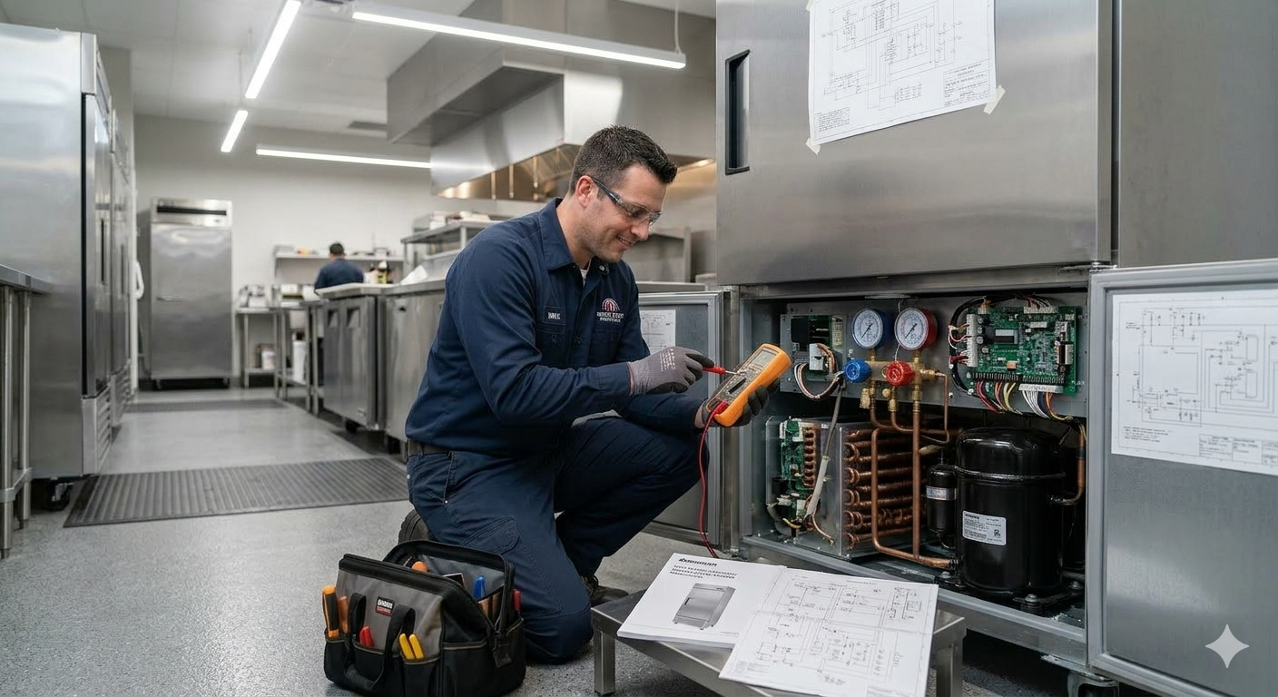Commercial Freezers Repair technician
