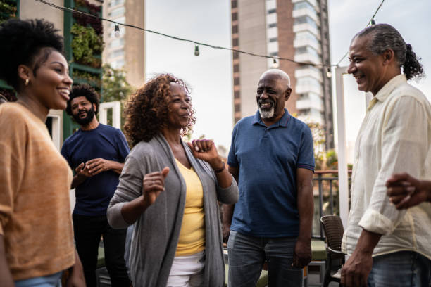 Diverse community organizers collaborating