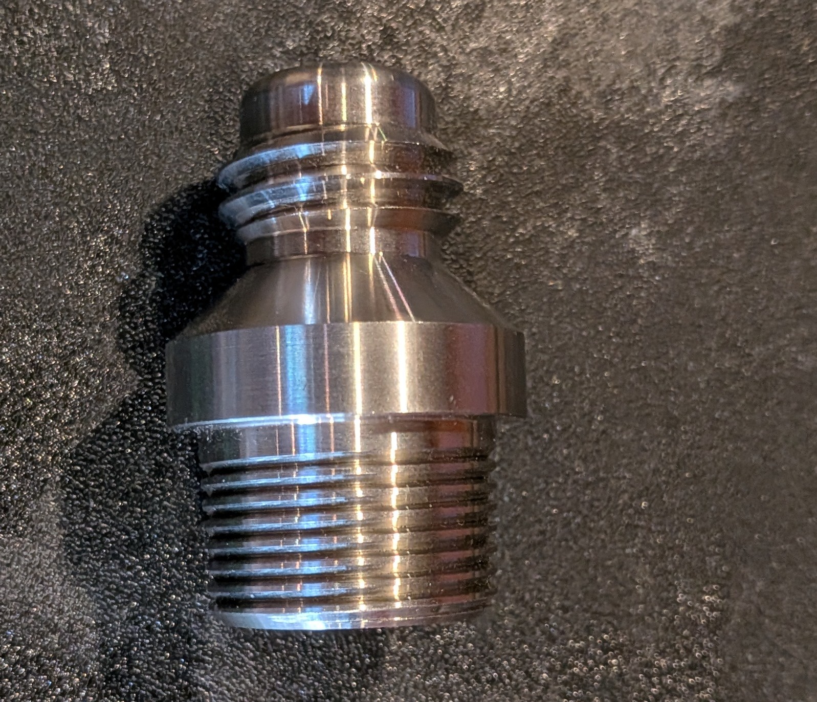 Custom-Threaded Stainless Fluid Fitting