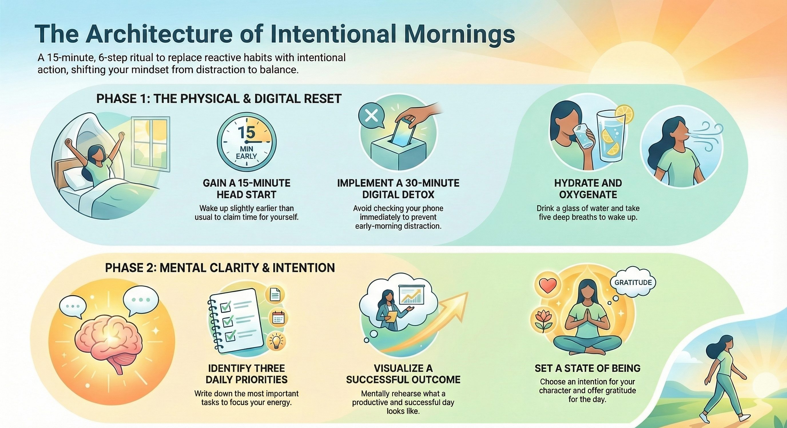 Morning Ritual - Infographic