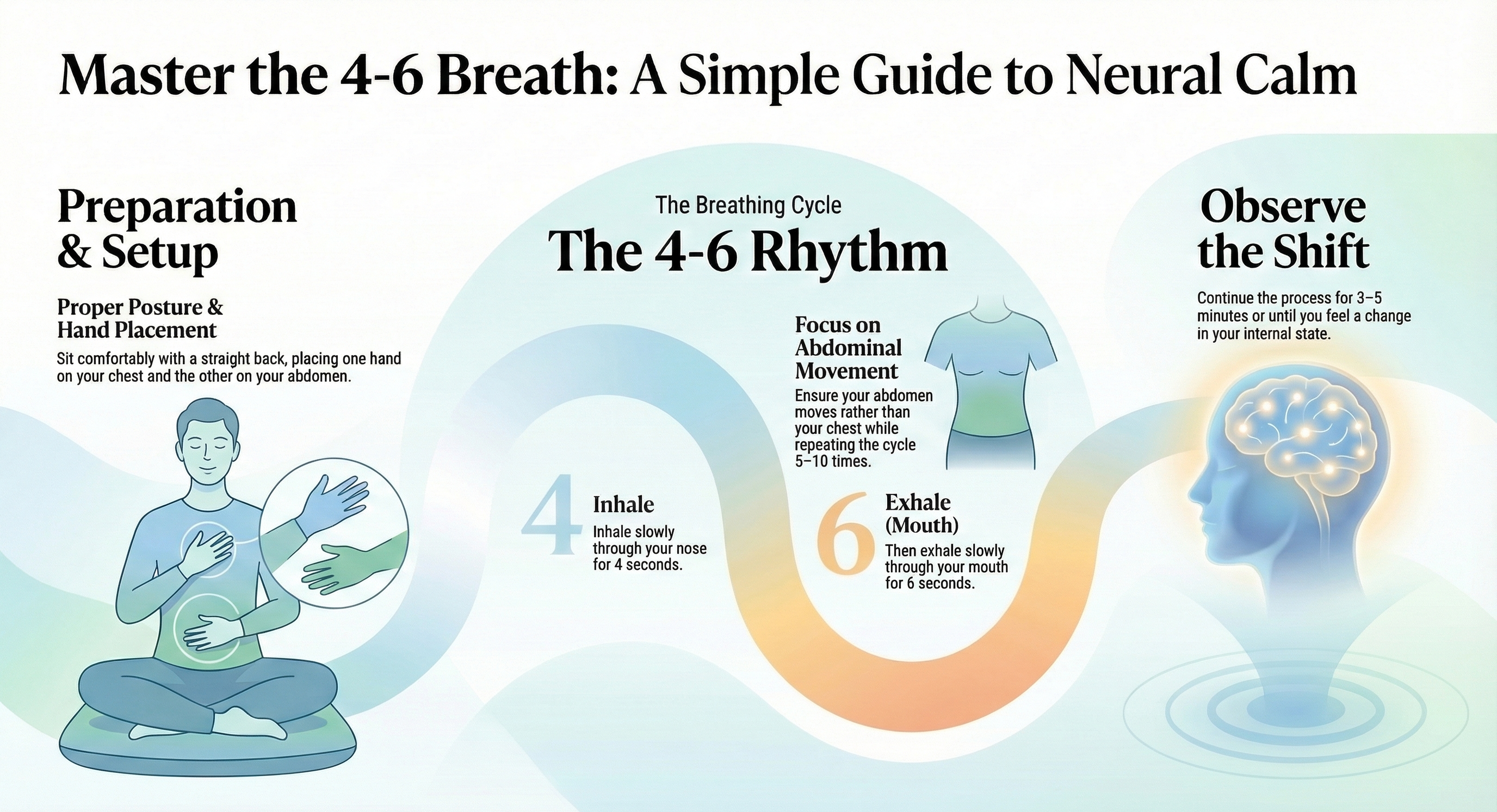 4-6 Breathing - Infographic