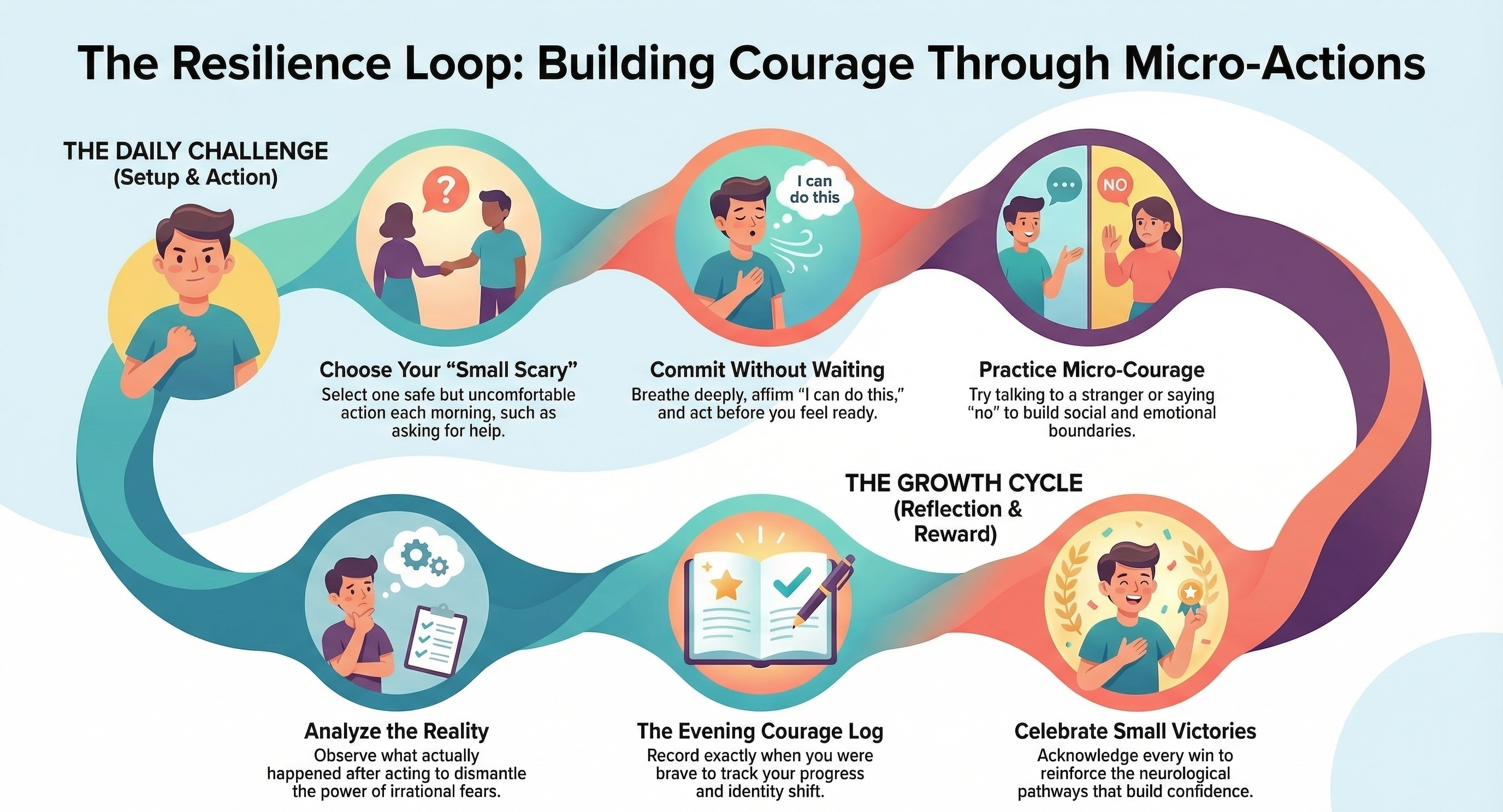 Micro-Actions of Courage - Infographic