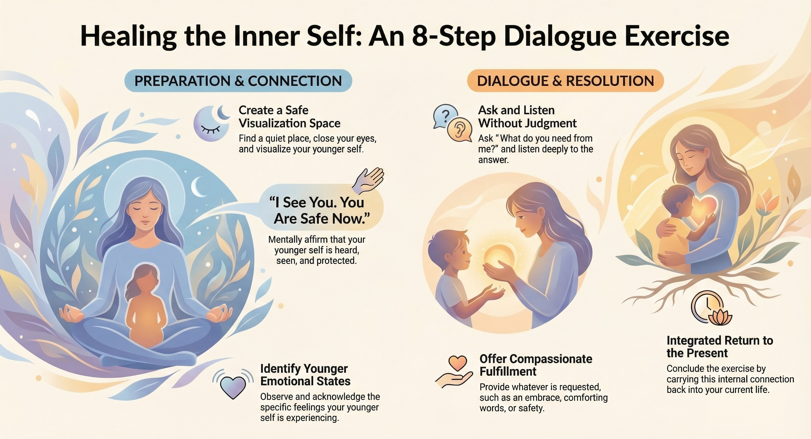 Dialogue with Self - Infographic