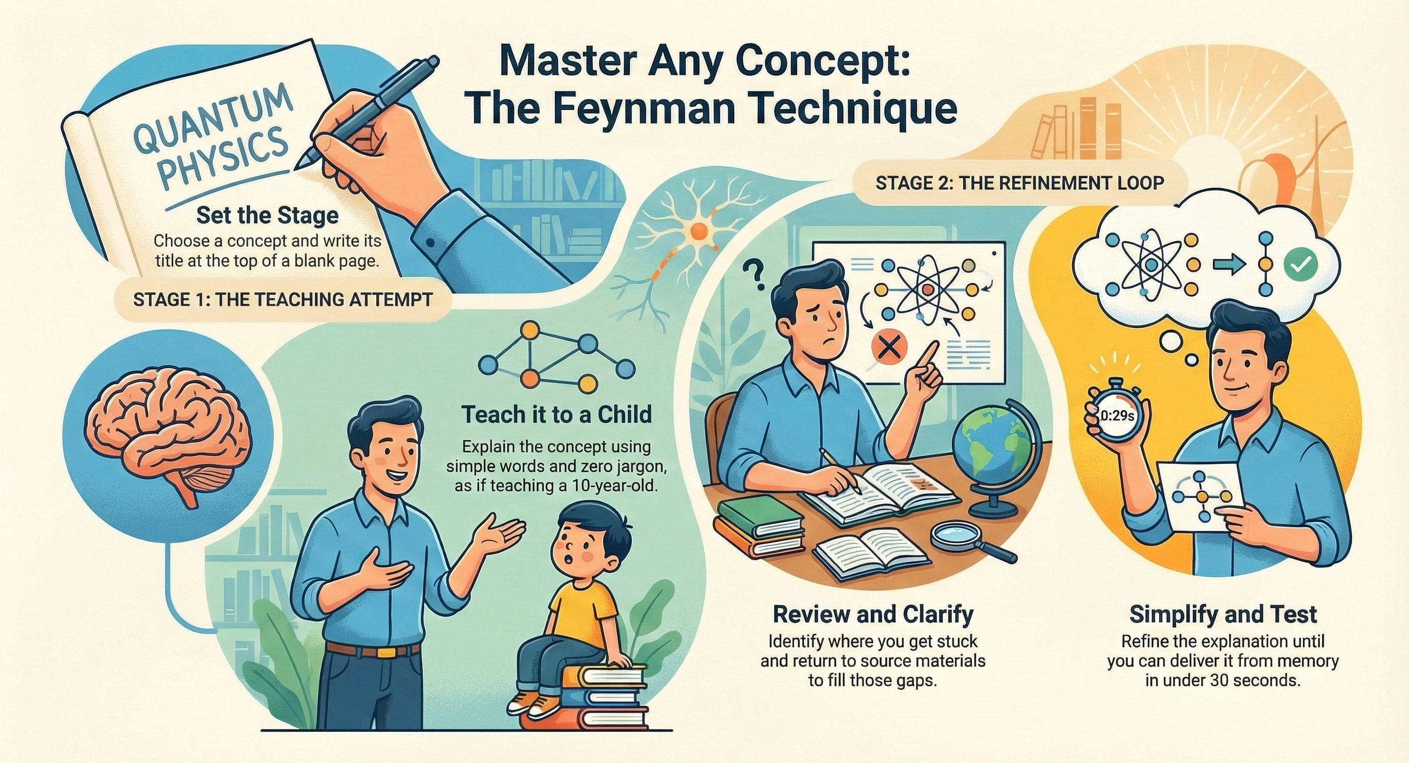 Feynman Technique for Deep Learning - Infographic