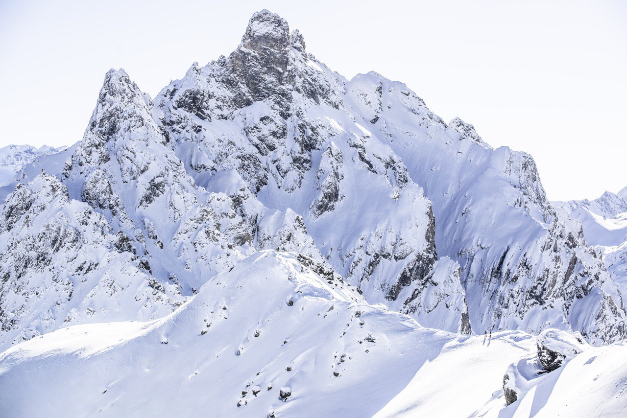 Courchevel panoramic view