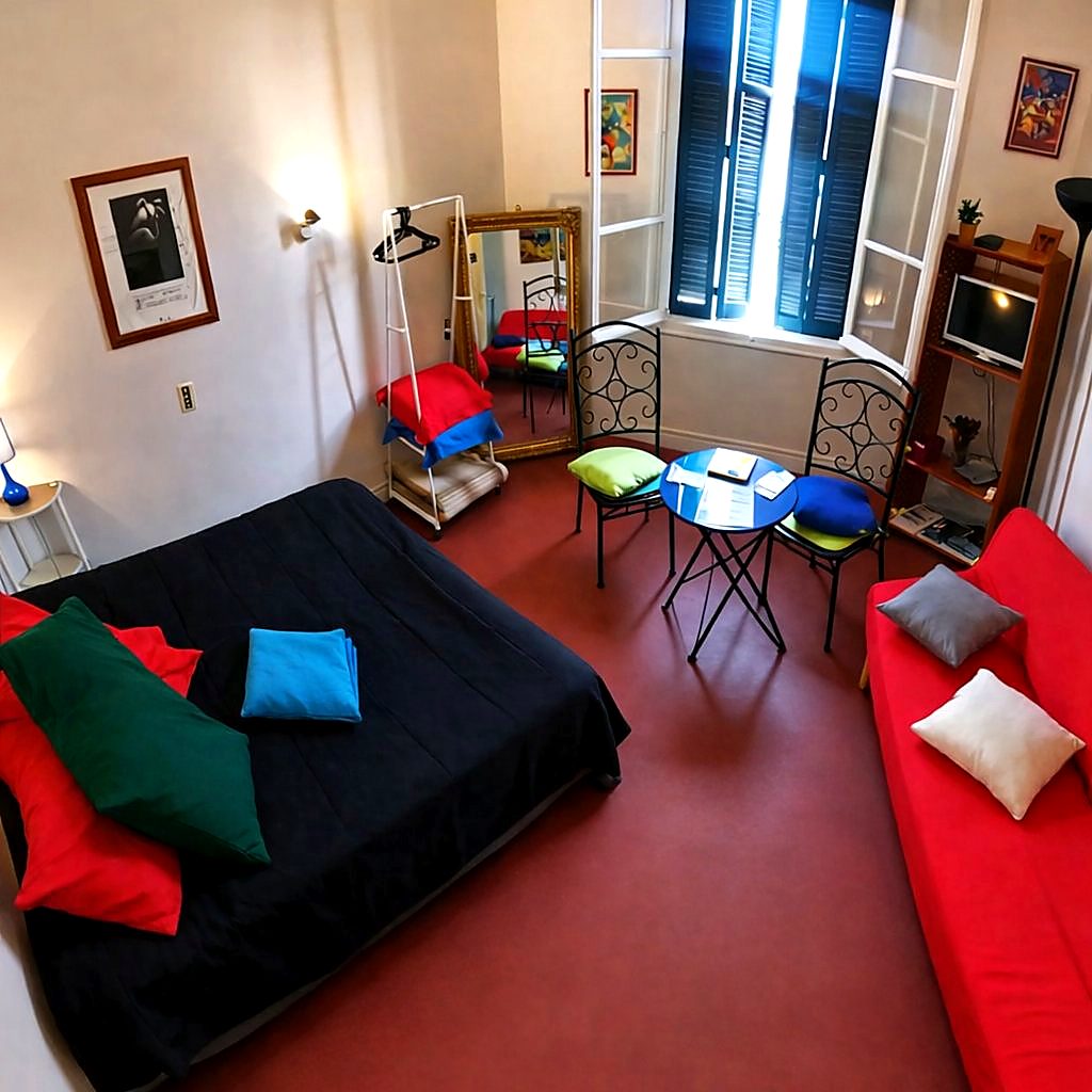 Chambre Double 2 - Bastia Room, intérieur charmant avec déco corse