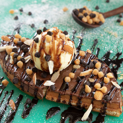 Belgian Waffle Sandwich