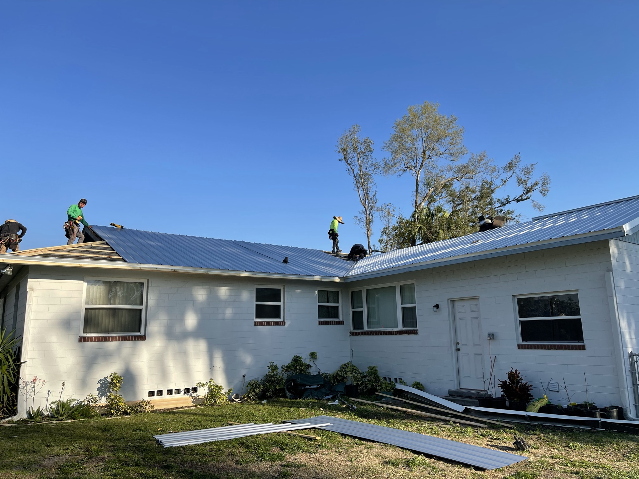 Metal Roofing project: Lakefront Metal Roofing Project in Tampa Bay Area by Element Roofing Solutions