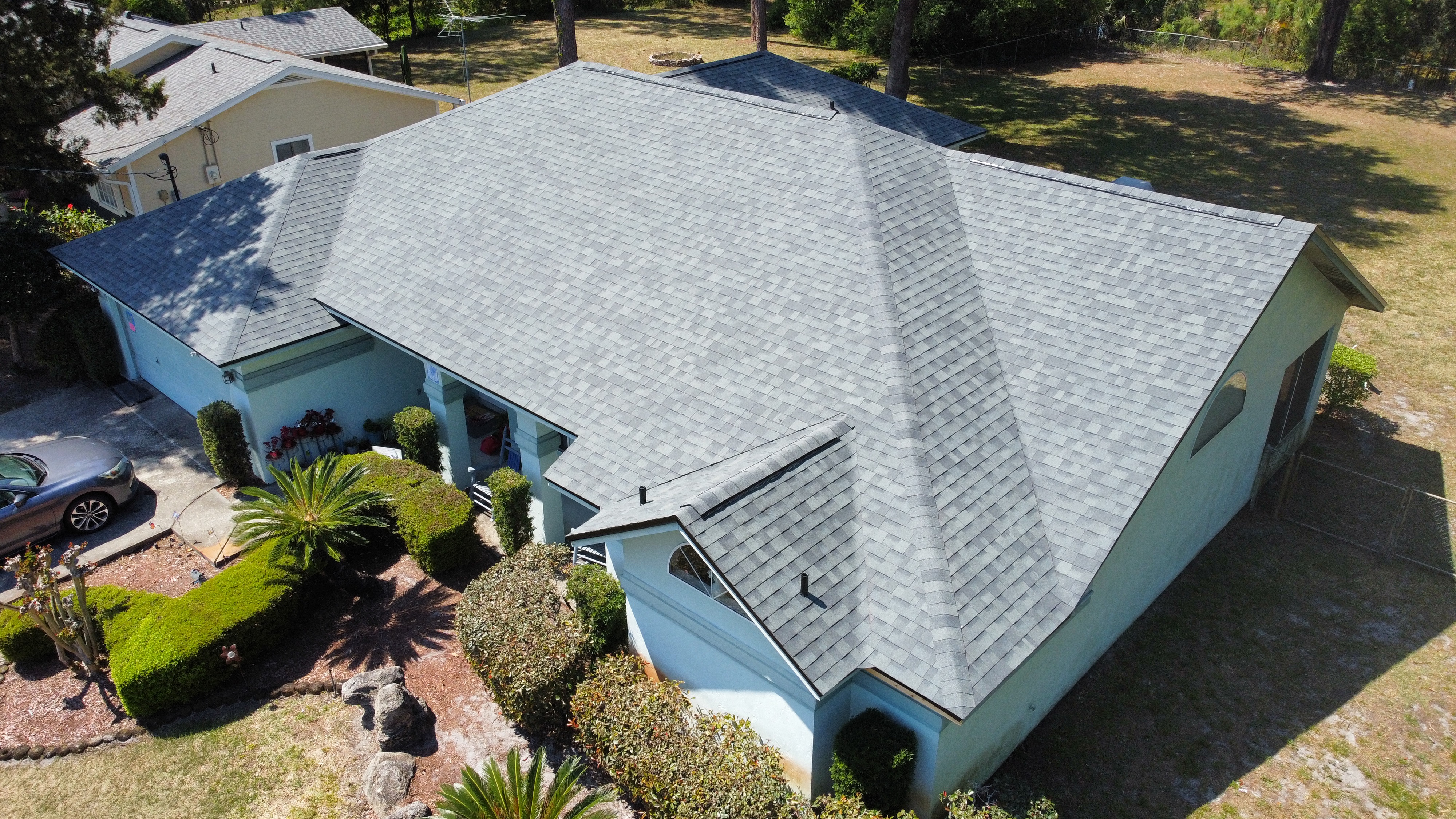 Shingle Roofing project: Gray Shingle Roof Replacement in Tampa Bay Area by Element Roofing Solutions