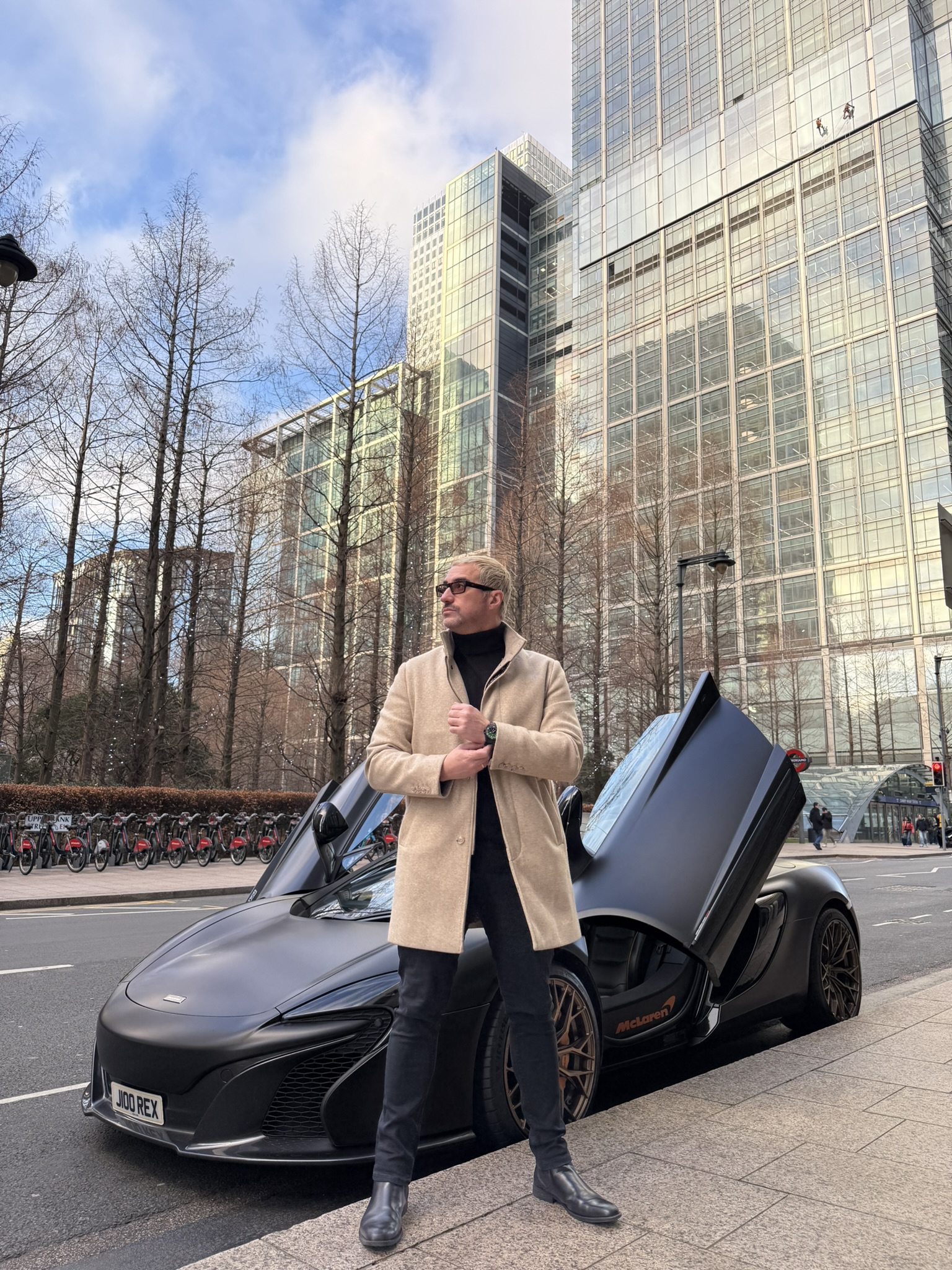 Juan Rex con McLaren