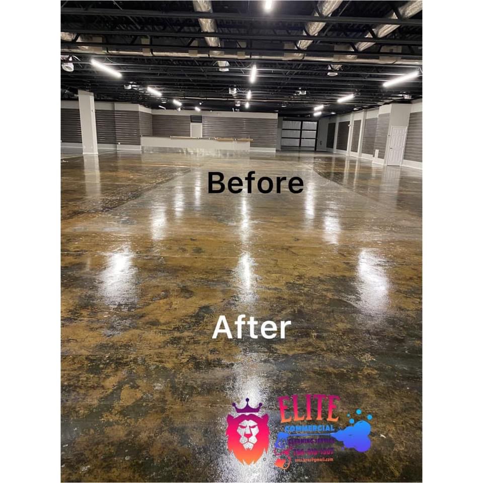 Concrete Floor Restoration — Before & After