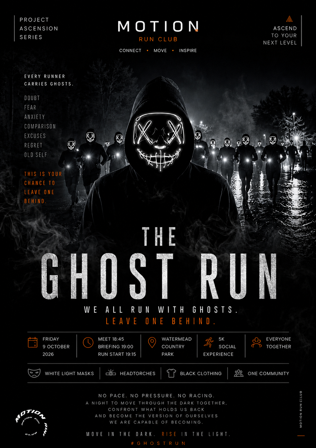 THE GHOST RUN · official artwork