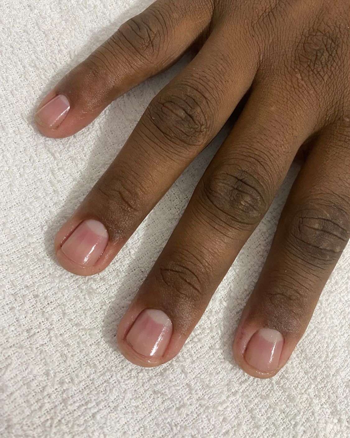 Men's manicure service