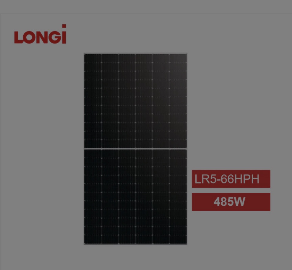 Panneau LONGi LR5-66HPH 485W Full Black