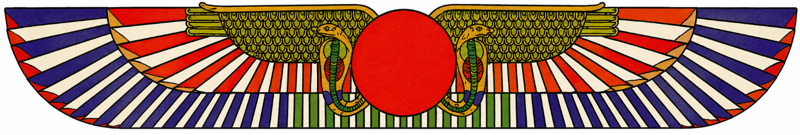 Sol alado egipcio