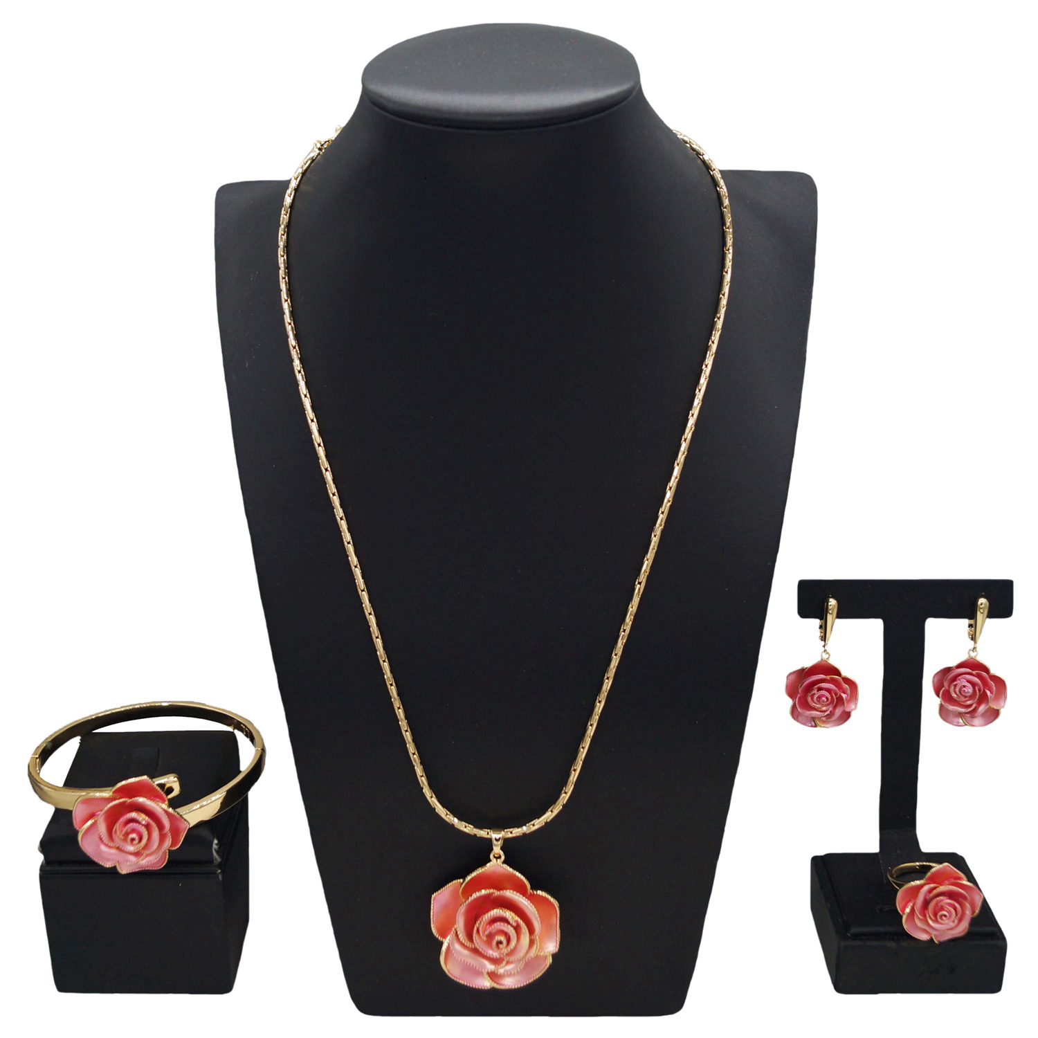 Zhuerrui Italiano Gold Designs Women Jewellery Set Party Fine Costume Jewelry Set Luxury Big Necklace Jewellery Sets HM2400419