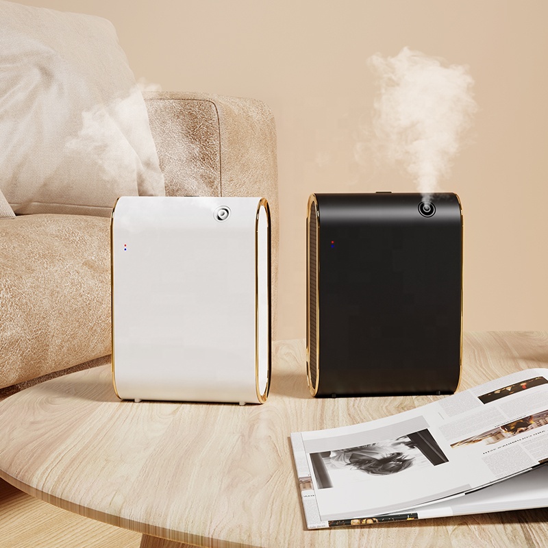 Luxury Smart Golden Fragrance Diffuser for Wall Mount or Desktop Waterless Oil Aroma Diffusers 500L