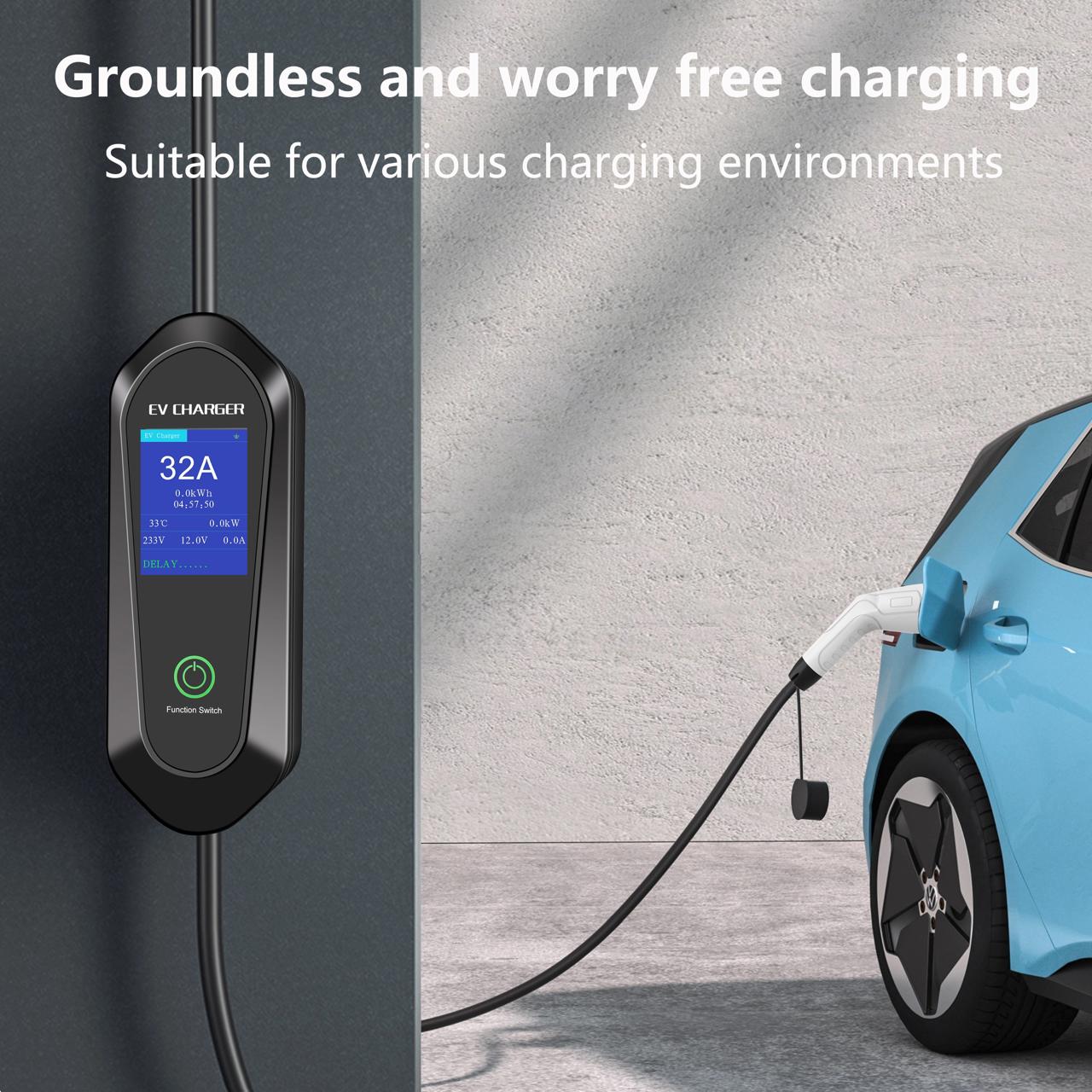 Portable 3 kW EV Charger