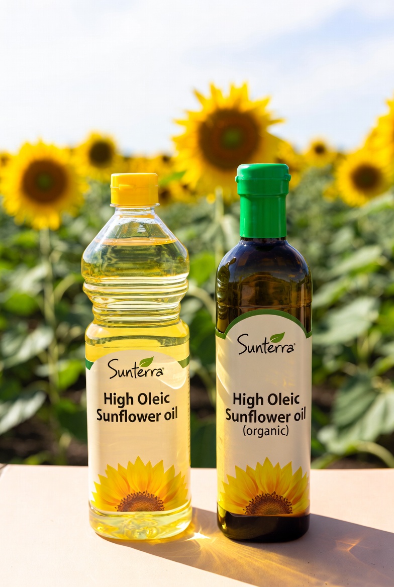 High Oleic Refined Sunflower Oil
(Conventional / Organic)
