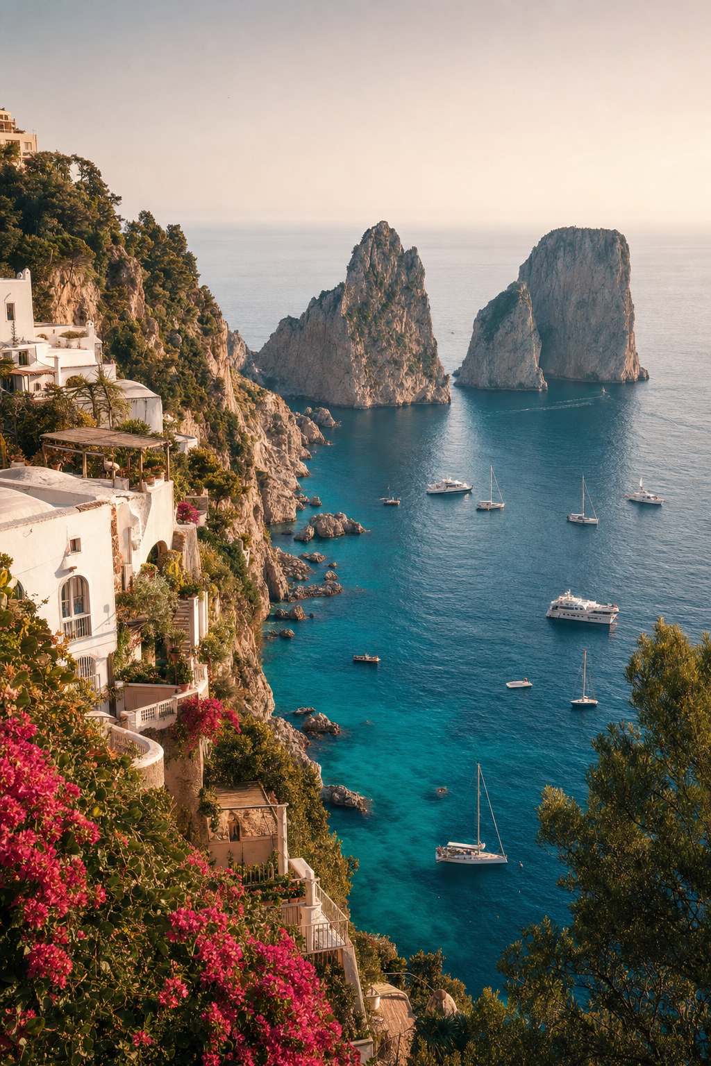 The coast of Capri