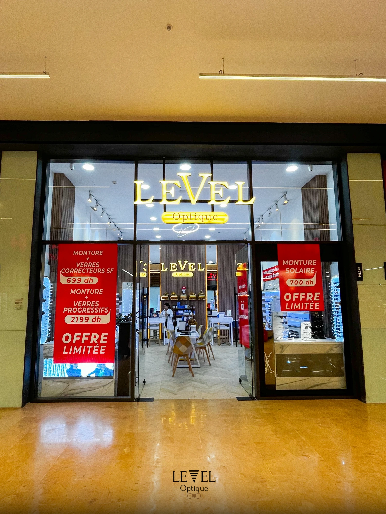Boutique Level Optique — temporairement fermée pour rénovation