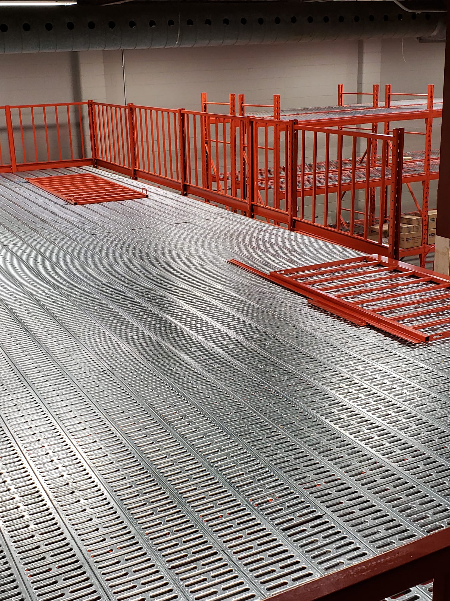 Structural Steel Mezzanine Platform