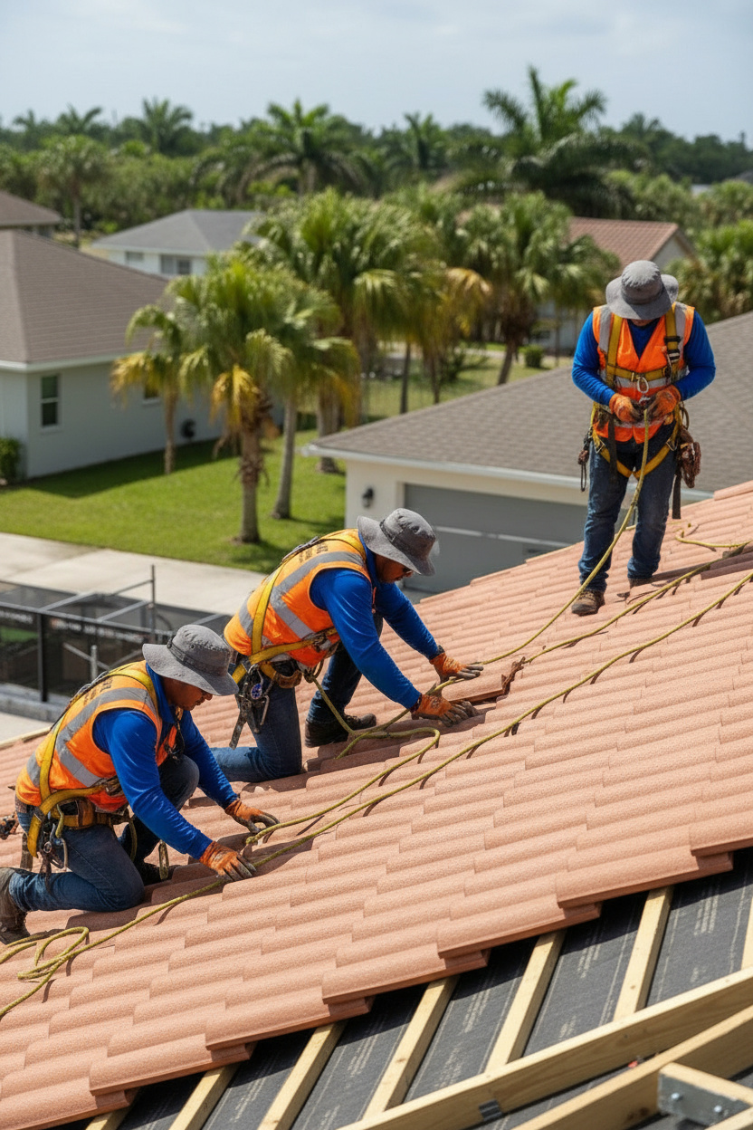 Roofing Services - Naples Custom Home Builder