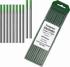 TIG Tungsten Pure Green 5/32" (4.0mm) 10pk