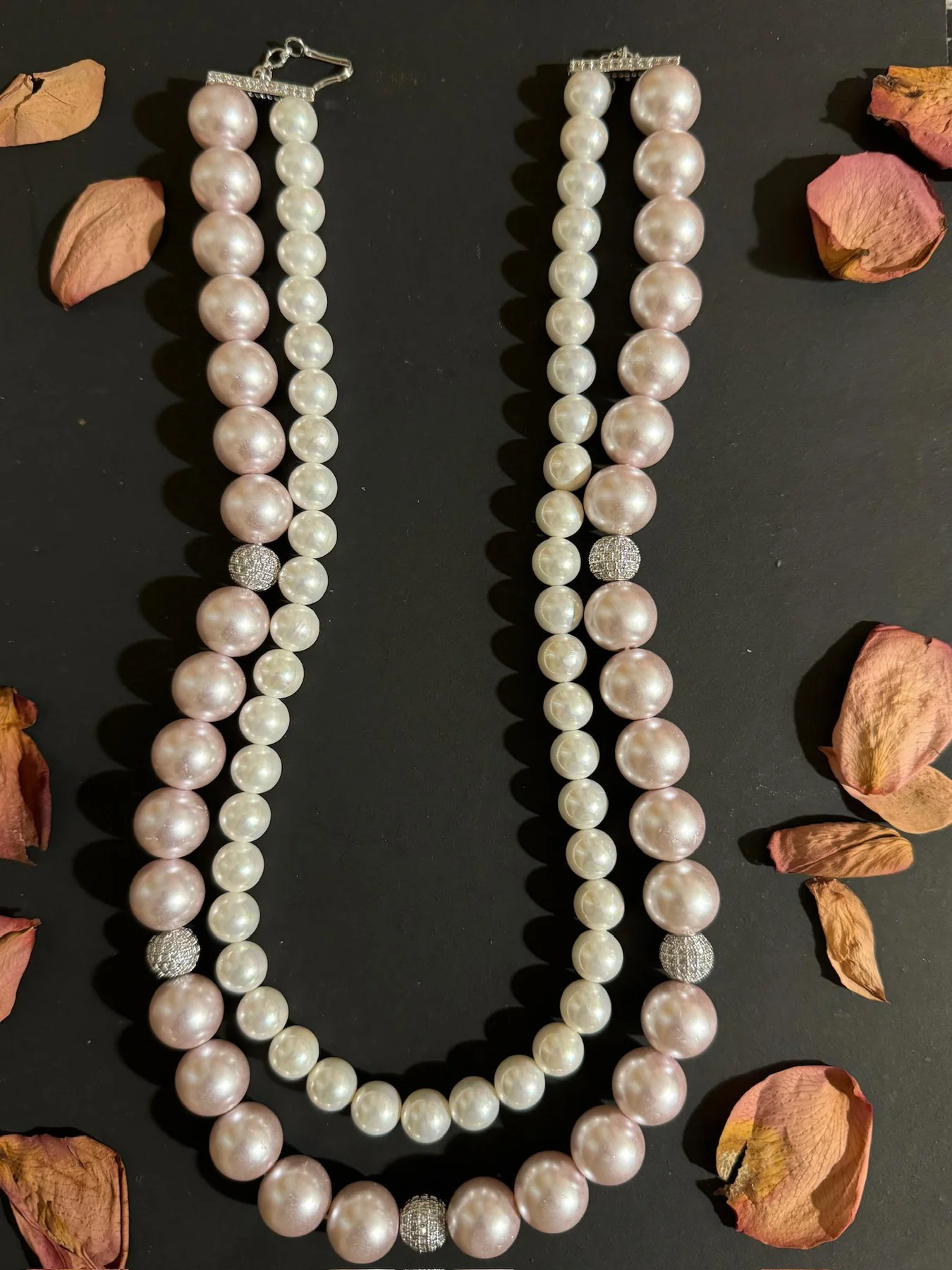 Bold Pearl and Lilac Pink String - DBS-NK006