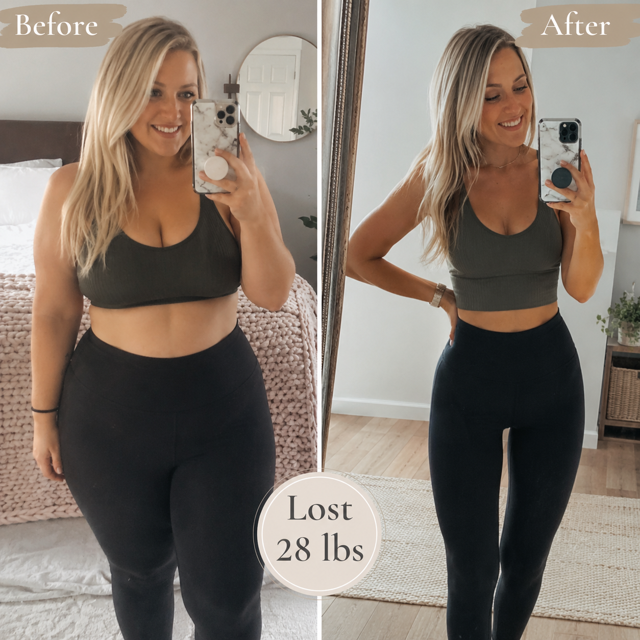 Illustrative weight-loss progress example 4