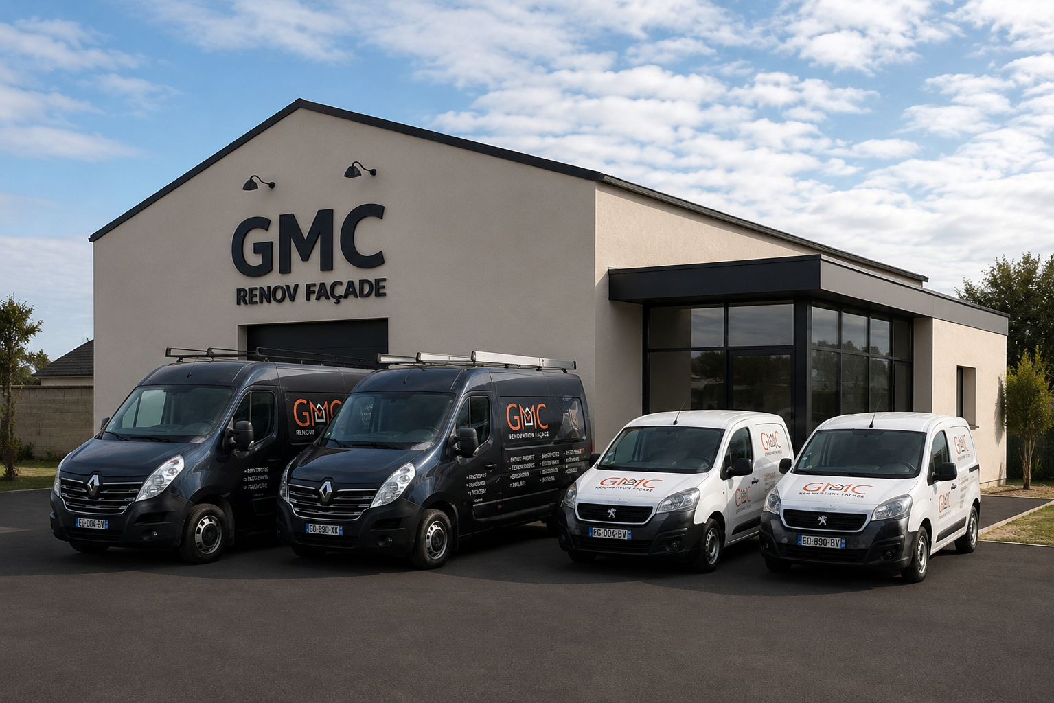 Siège & Flotte GMC Rénovation Façade