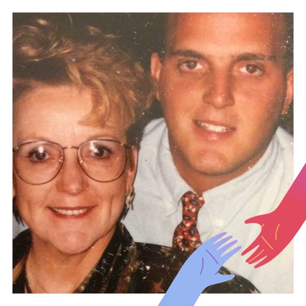Chris and his mama