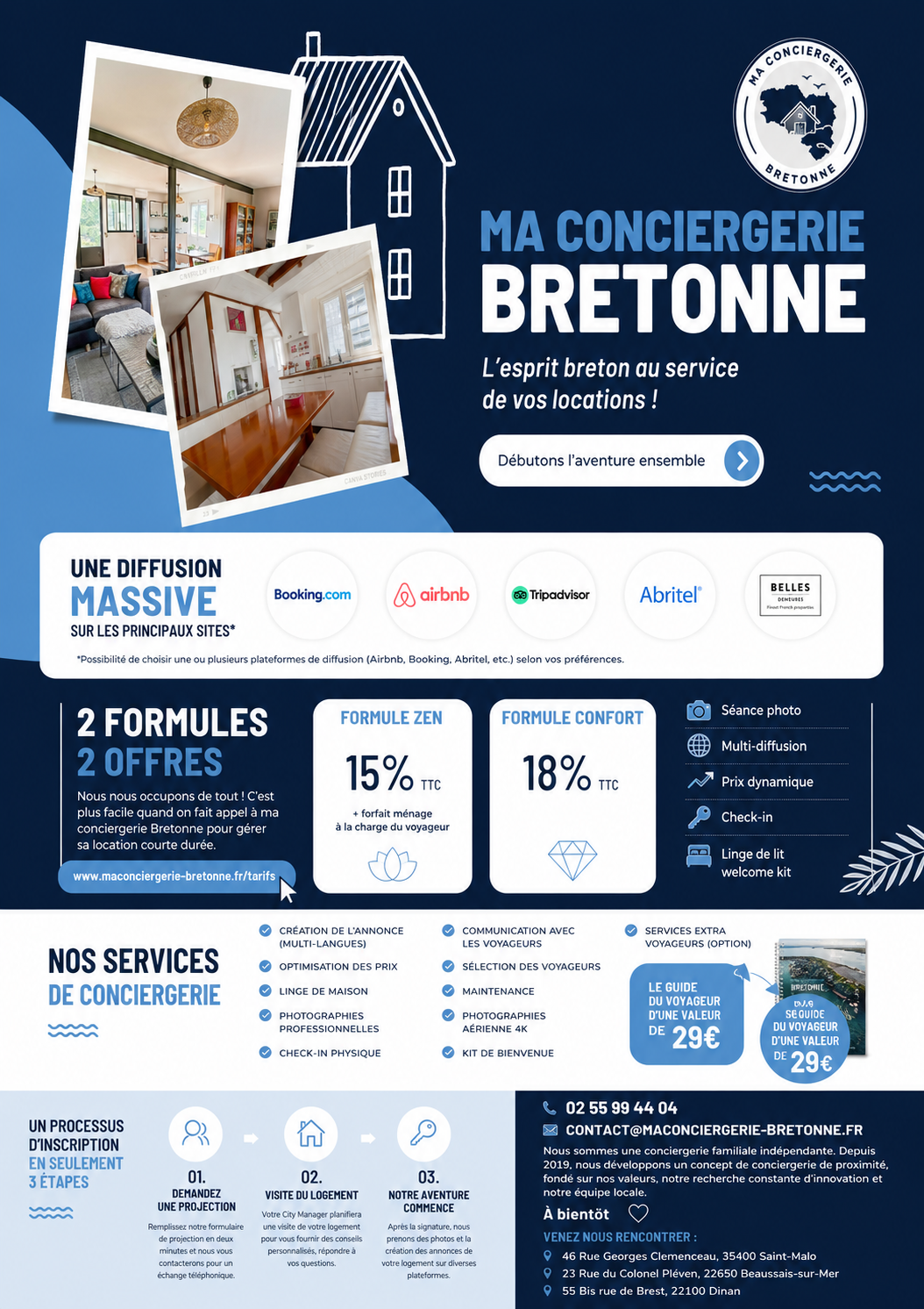 Couverture plaquette Ma Conciergerie Bretonne 2025-2026