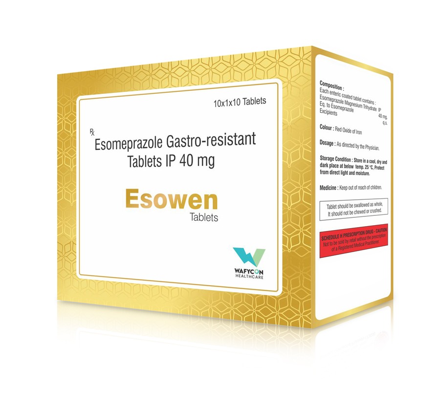 Esowen Tablets - Esomeprazole Gastro-Resistant Tablets IP 40 mg