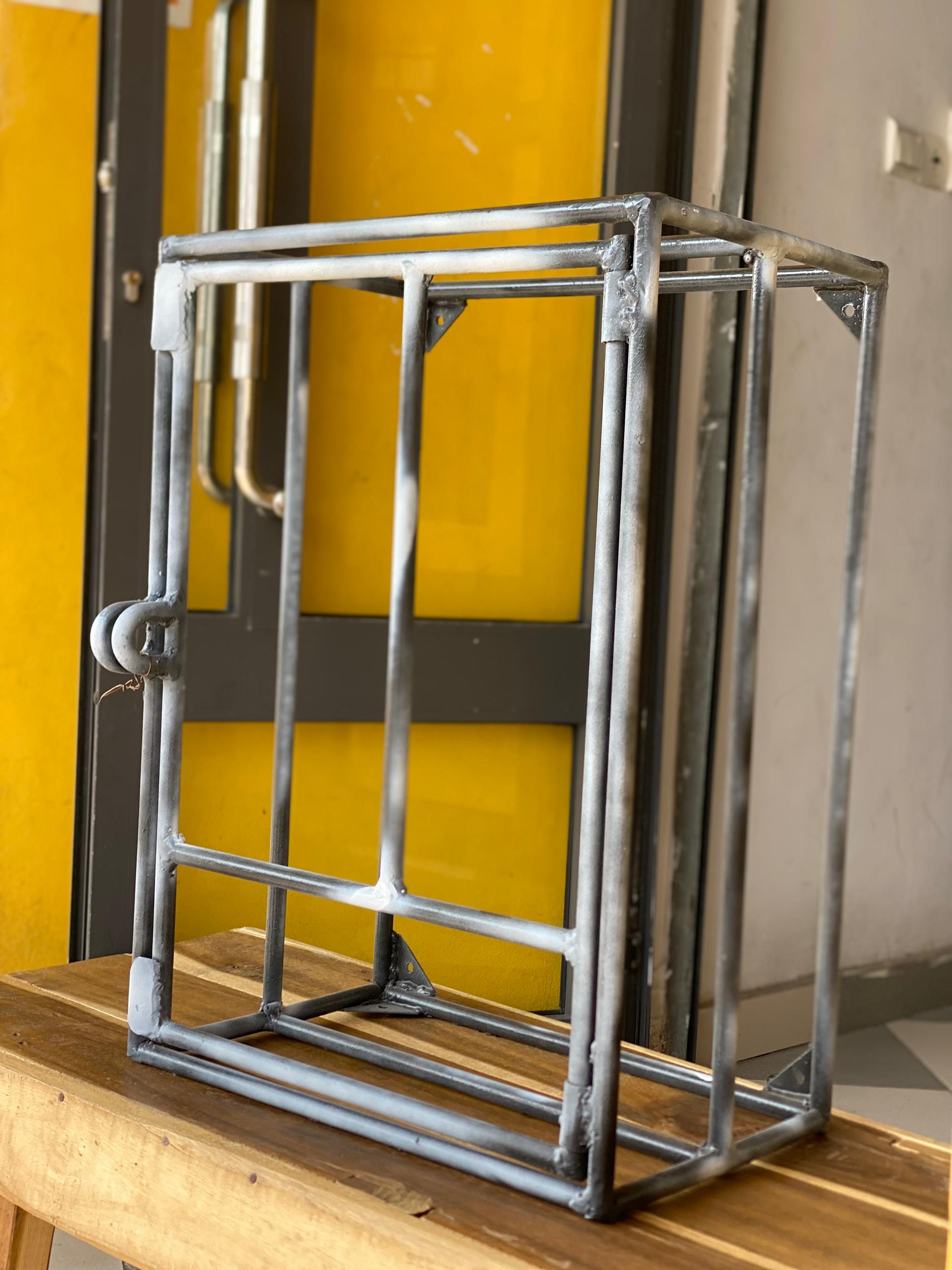 Grille de sécurité + Protection en cuir