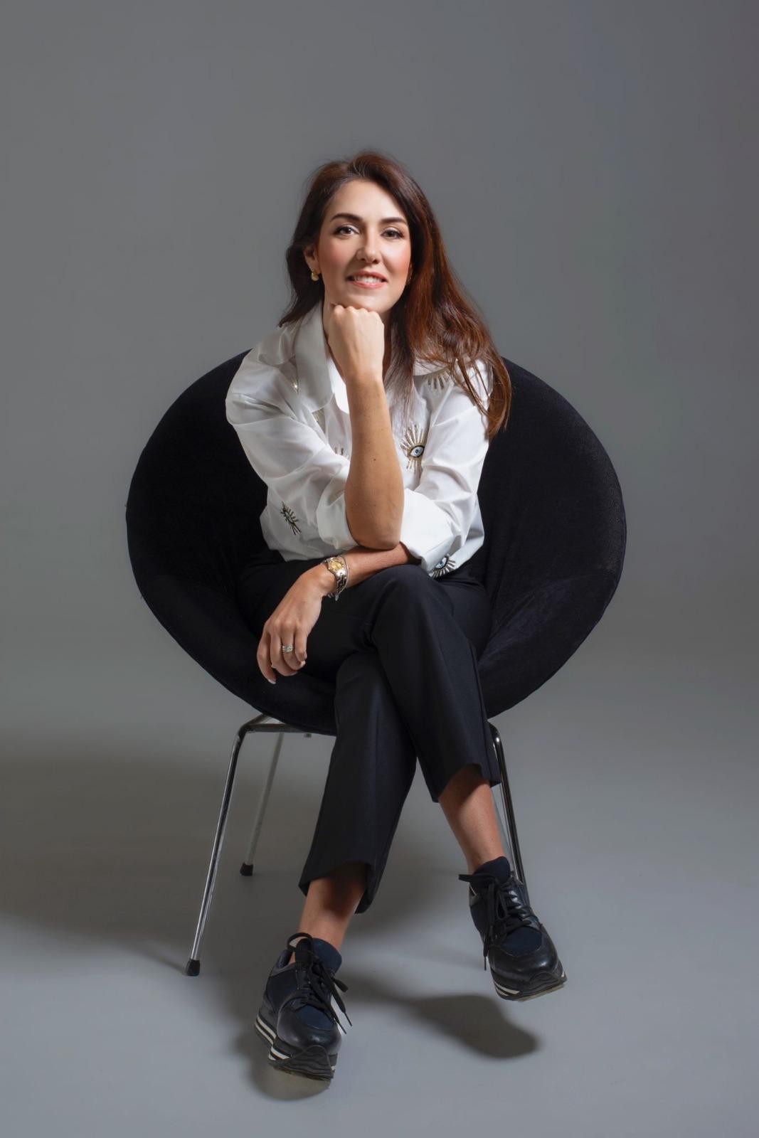 Denisse Troconis Aoun — Founder of NOVA Media PR, editorial portrait