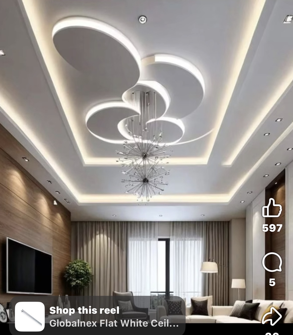 Modern Gypsum Ceilings