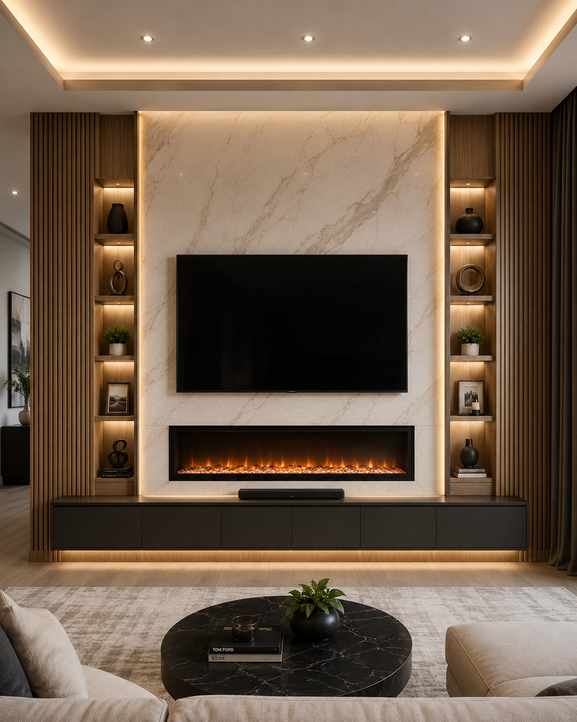 Electric Fireplace Features