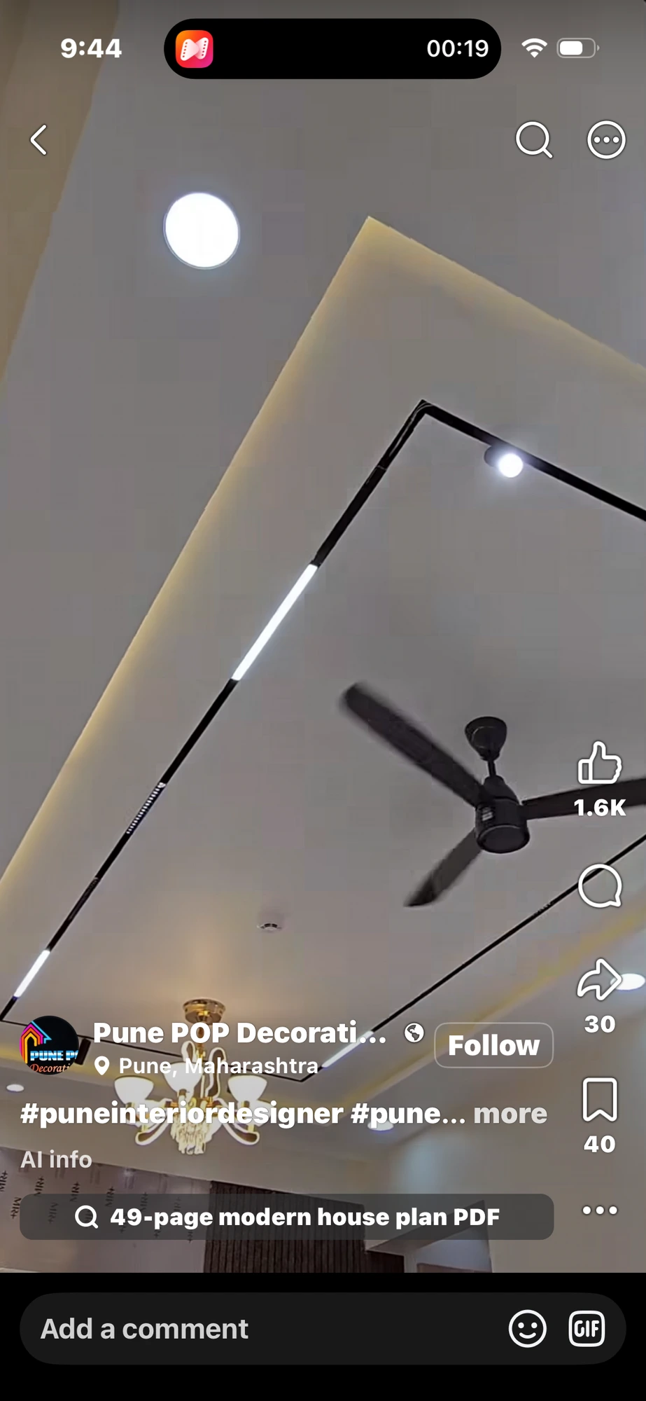 Linear Ceiling Study