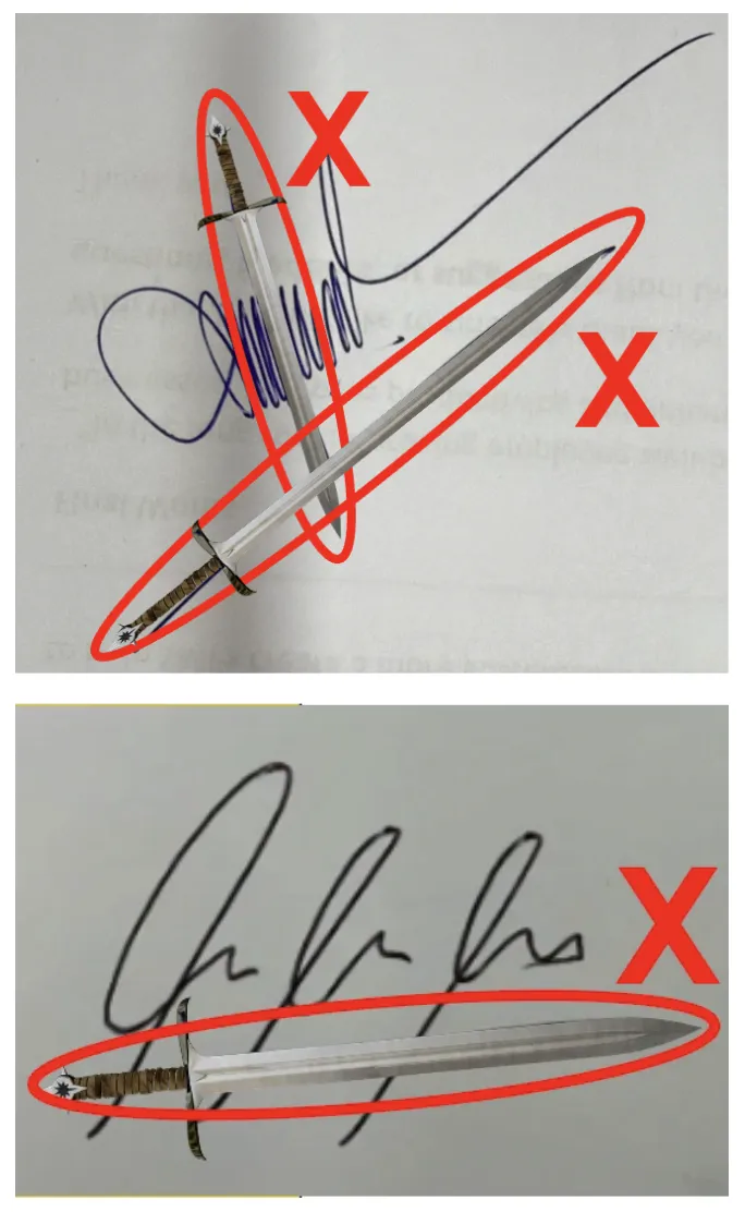 After Signature Analysis - Corrected with Markings