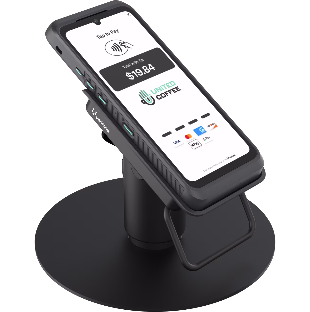 Verifone Soft POS contactless payment solution for credit card processing
