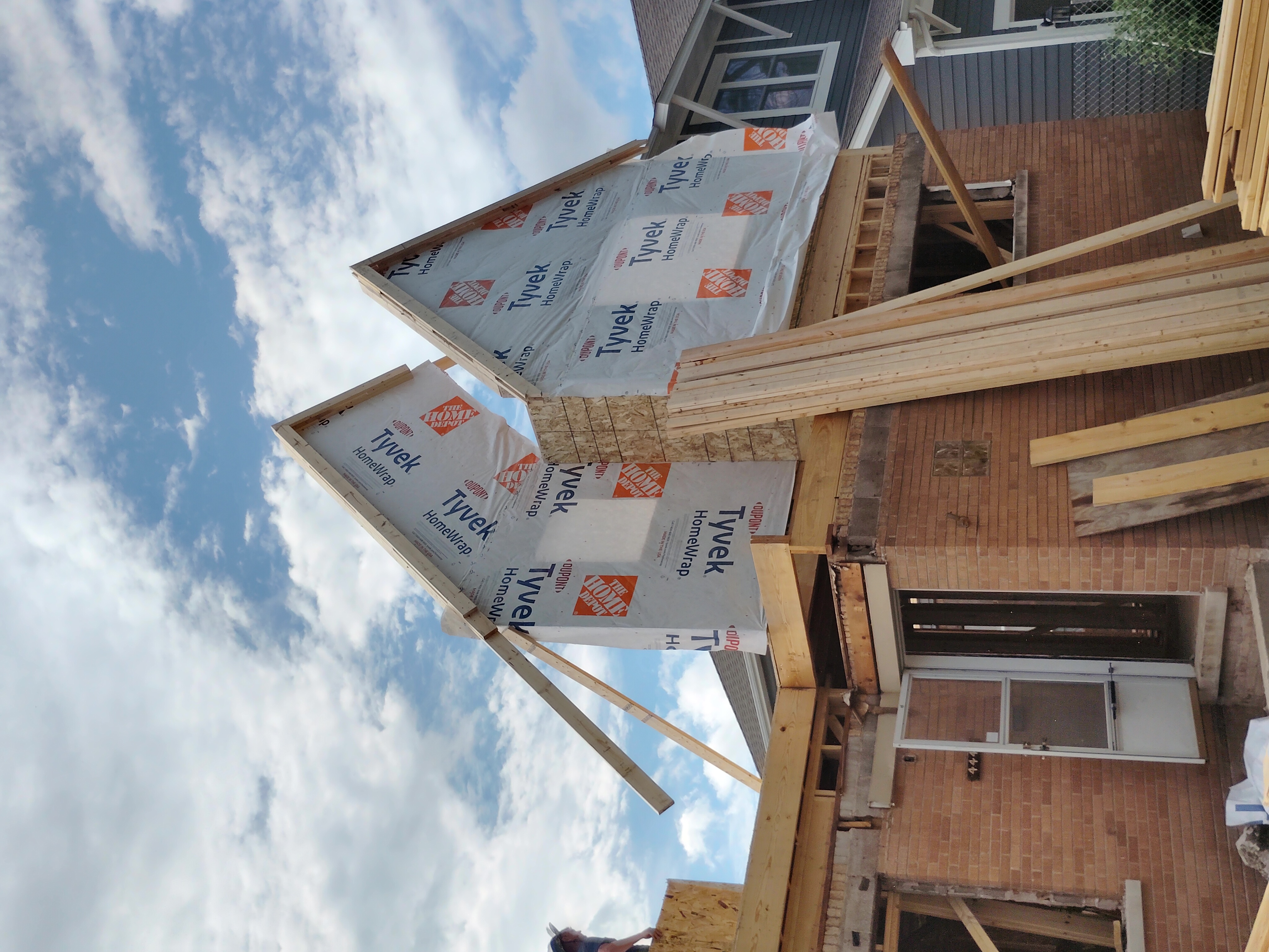 Second-Story Addition · Framing Stage