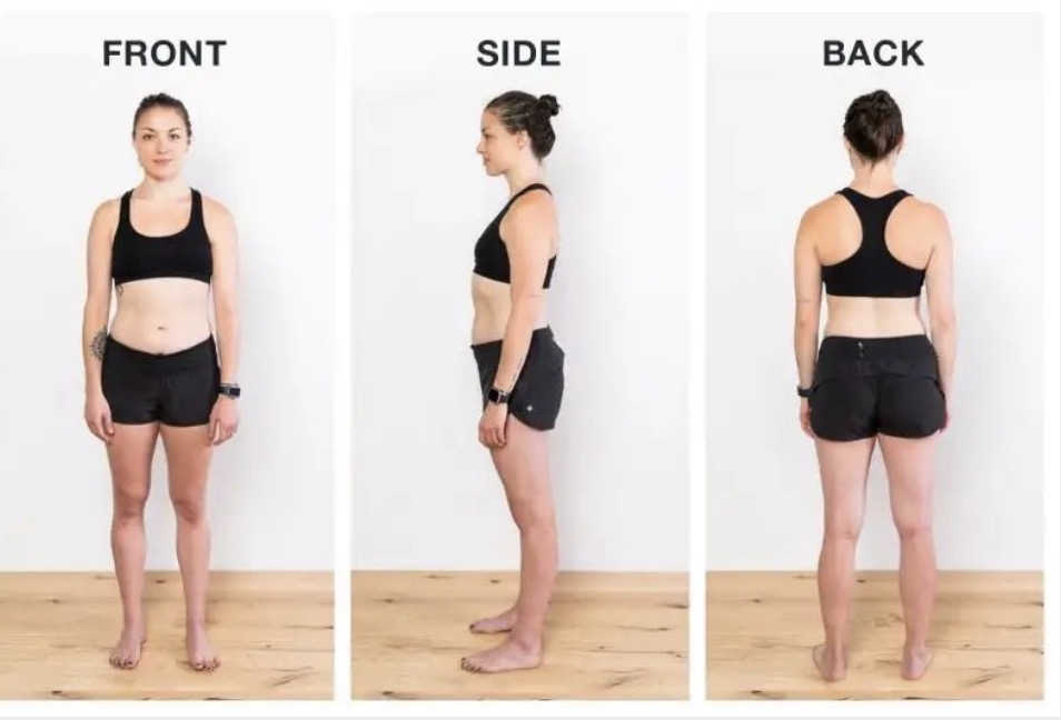 Front, Side, and Back pose examples