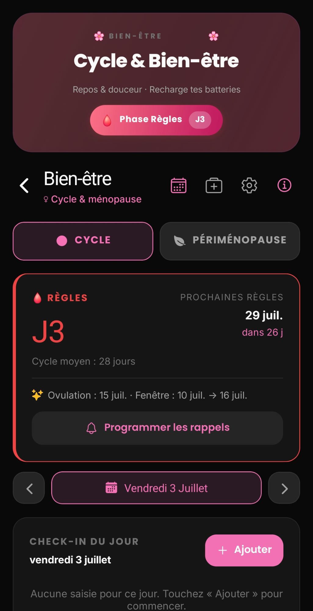 Bien-être féminin