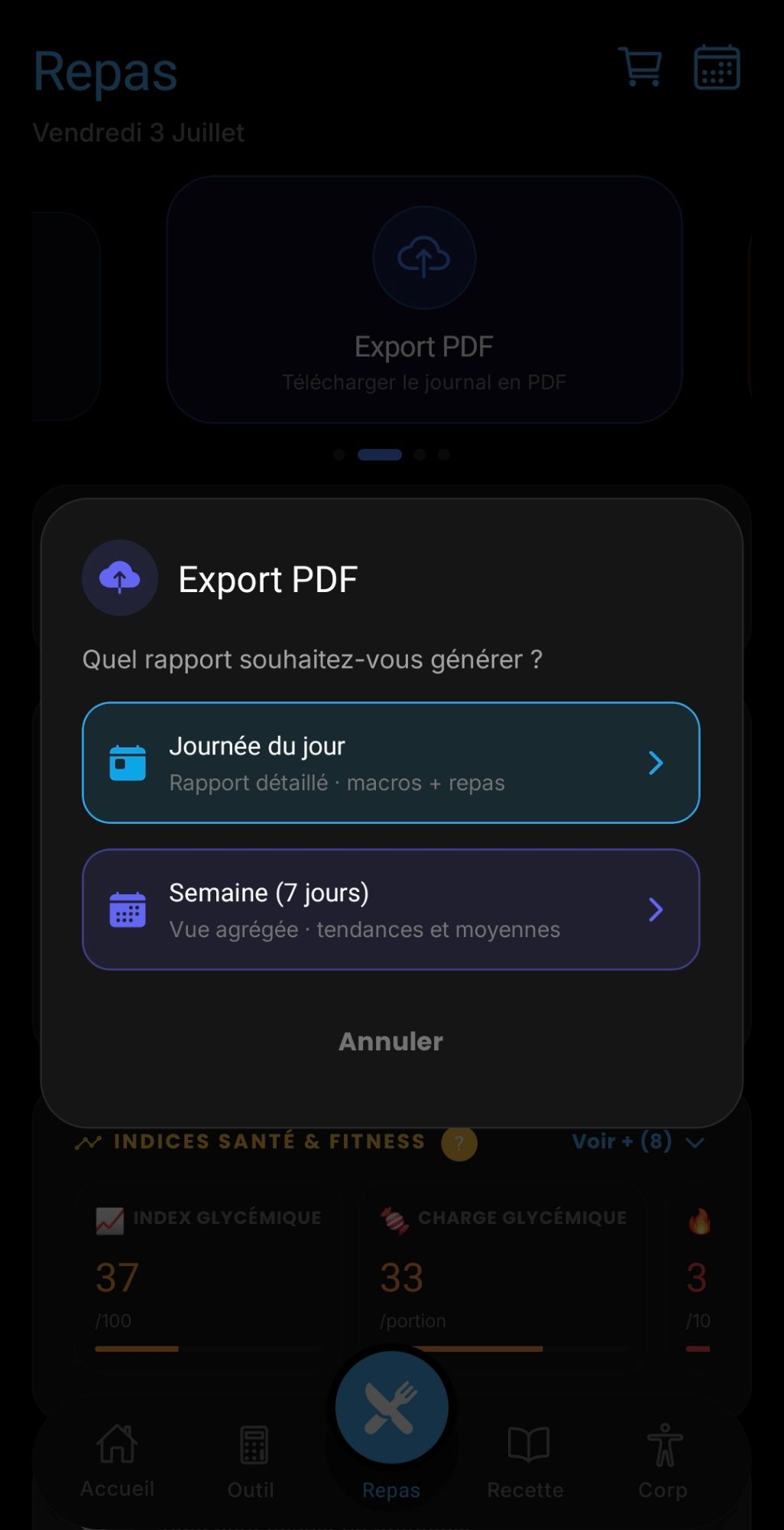 Bilan du mois