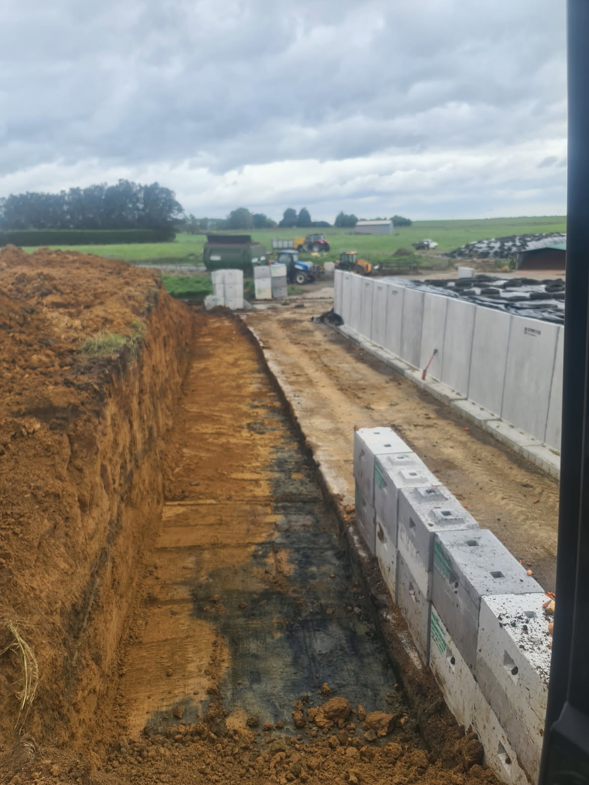 Concrete Bunker & Farm Trench Work
